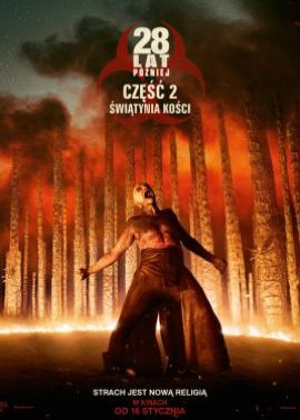 Plakat filmu 28 lat później- Część 2: Świątynia kości