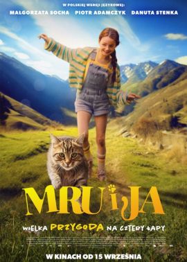 Plakat filmu Mru i ja: Wielka przygoda na cztery łapy