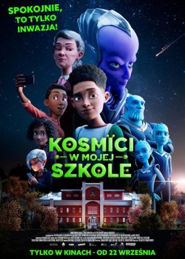 Plakat filmu Kosmici w mojej szkole