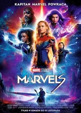 Plakat filmu Marvels 2D dubbing