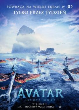 Plakat filmu Avatar: Istota wody 3D napisy