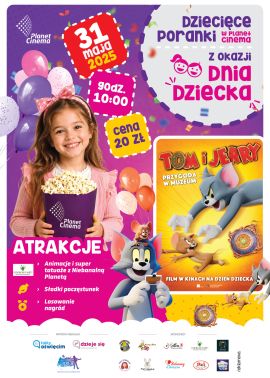 Plakat filmu Poranek dla dzieci - Tom & Jerry: Przygoda w muzeum