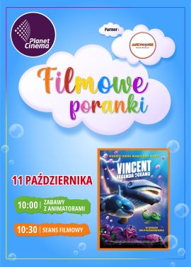 Plakat filmu Filmowe Poranki: Vincent. Legenda oceanu 2D dubbing