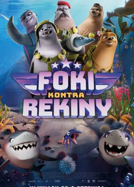 Plakat filmu Foki kontra rekiny 2D dubbing
