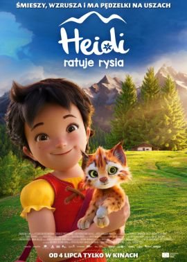 Plakat filmu Heidi ratuje rysia 2D dubbing