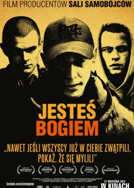 Plakat filmu 20-lecie PISF: Jesteś Bogiem