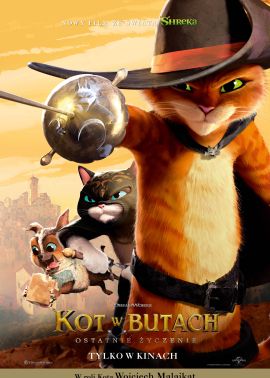 Plakat filmu Kot w butach. Ostatnie życzenie