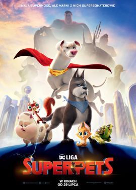 Plakat filmu DC Liga Super-Pets 2D dubbing