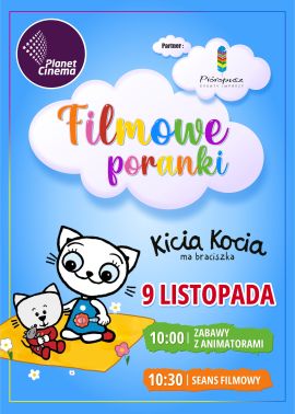 Plakat filmu Filmowe Poranki: Kicia Kocia ma braciszka