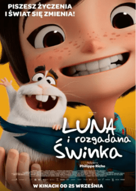 Plakat filmu Luna i rozgadana świnka 2D dubbing