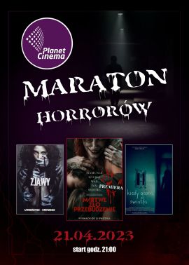 Plakat filmu Maraton Horrorów