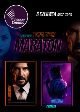 Plakat filmu Maraton Uniwersum Johna Wicka