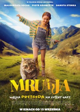 Plakat filmu Mru i ja: Wielka przygoda na cztery łapy