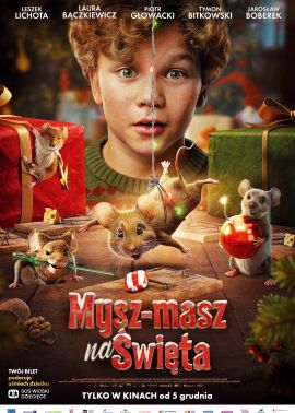 Plakat filmu Mysz-Masz na Święta