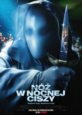 Plakat filmu Nóż w nocnej ciszy