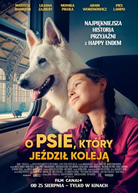 Plakat filmu O psie, który jeździł koleją