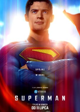 Plakat filmu Superman 2D napisy