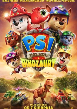 Plakat filmu Psi Patrol i Dinozaury