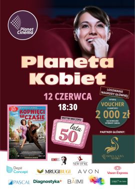 Plakat filmu Planeta Kobiet: Kopnięci w czasie
