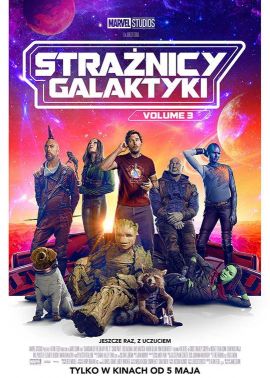 Plakat filmu Strażnicy Galaktyki: Volume 3 3D dubbing 