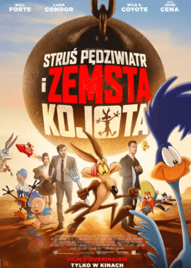 Plakat filmu Struś Pędziwiatr i zemsta Kojota 2D dubbing