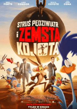 Plakat filmu Struś Pędziwiatr i zemsta Kojota