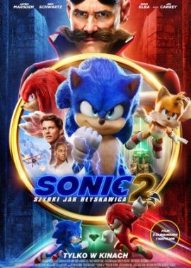 Plakat filmu Sonic 2: Szybki jak błyskawica 2D dubbing
