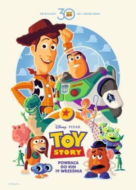 Plakat filmu Toy Story 2D dubbing - 30. rocznica