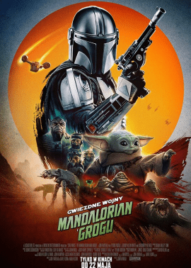 Plakat filmu Mandalorian i Grogu 2D dubbing