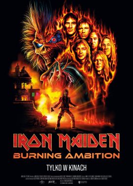 Plakat filmu Iron Maiden: burning ambition
