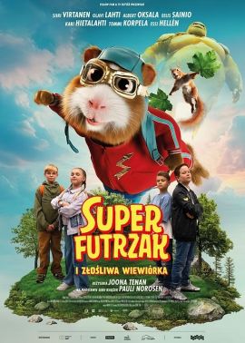 Plakat filmu Superfutrzak i złośliwa wiewiórka