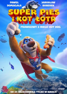Plakat filmu Super pies i kot łotr 2D dubbing