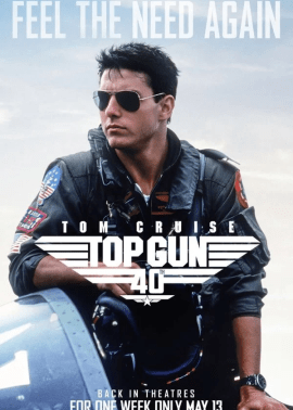 Plakat filmu Top Gun 40. Rocznica
