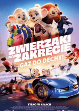 Plakat filmu Zwierzaki na zakręcie 2D dubbing