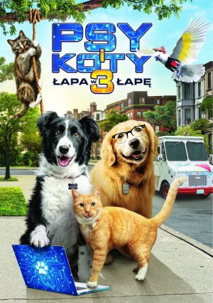 Psy i koty 3: Łapa w łapę 2D dubbing plakat