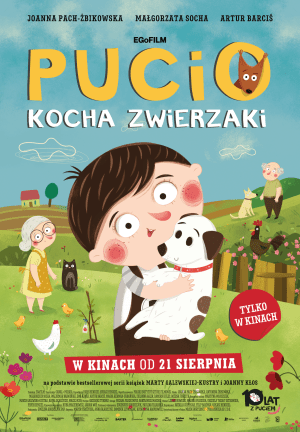 Pucio kocha zwierzaki 2D dubbing plakat