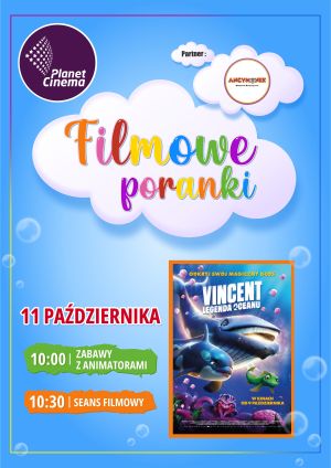 Filmowe Poranki: Vincent. Legenda oceanu 2D dubbing plakat