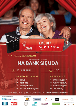 Na bank się uda_Kino dla Seniorów plakat