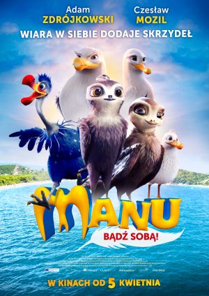 Manu. Bądź sobą! 2D dubbing plakat