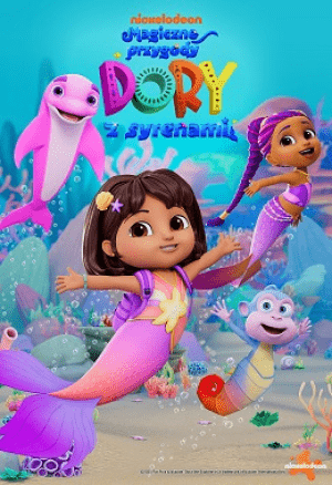 Magiczne przygody Dory z syrenami plakat