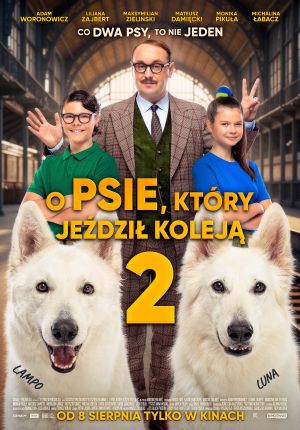 O psie, który jeździł koleją 2 plakat