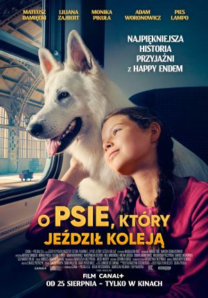 O psie, który jeździł koleją plakat