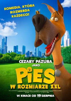 Pies w rozmiarze XXL plakat