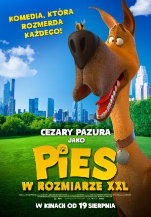 Pies w rozmiarze XXL 2D dubing plakat