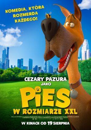 Pies w rozmiarze XXL 2D dubing plakat