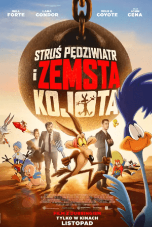 Struś Pędziwiatr i zemsta Kojota 2D dubbing plakat