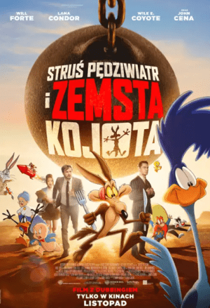 Struś Pędziwiatr i zemsta Kojota plakat