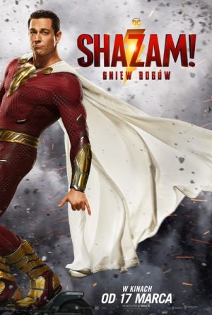Shazam! Gniew bogów 2D dubbing plakat