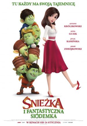 Śnieżka i Fantastyczna Siódemka 2D dubbing plakat
