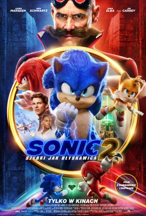 Sonic 2: Szybki jak błyskawica 2D dubbing plakat